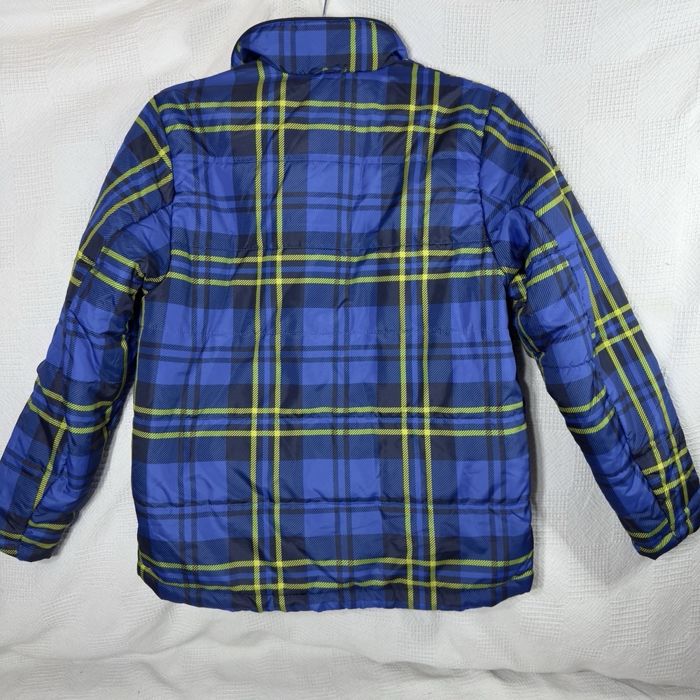 Mountain Xpedition Boys Coat Jacket Blue Plaid Puffer Size XL 14/16 - Picture 4 of 6